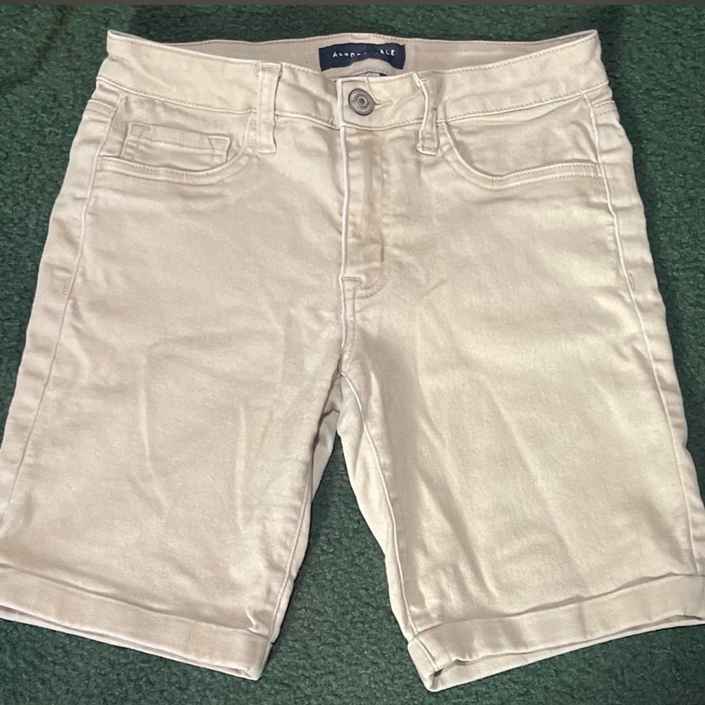 Aeropostale Khaki Bermuda School Uniform Shorts Size 4